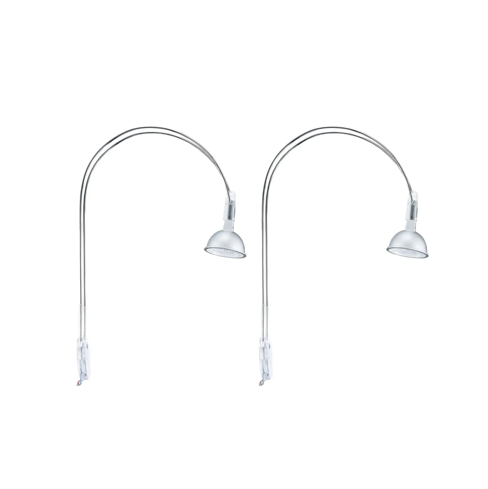 Lámpara de espejo Paulmann Galeria cromada, 30 cm, juego de 2, GU5.3