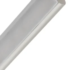Lámpara de lectura LED Lindby Flexola, níquel, angular, metal, enchufe