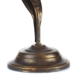 Lámpara de mesa Alga, 1 luz, hierro, vidrio, florentino
