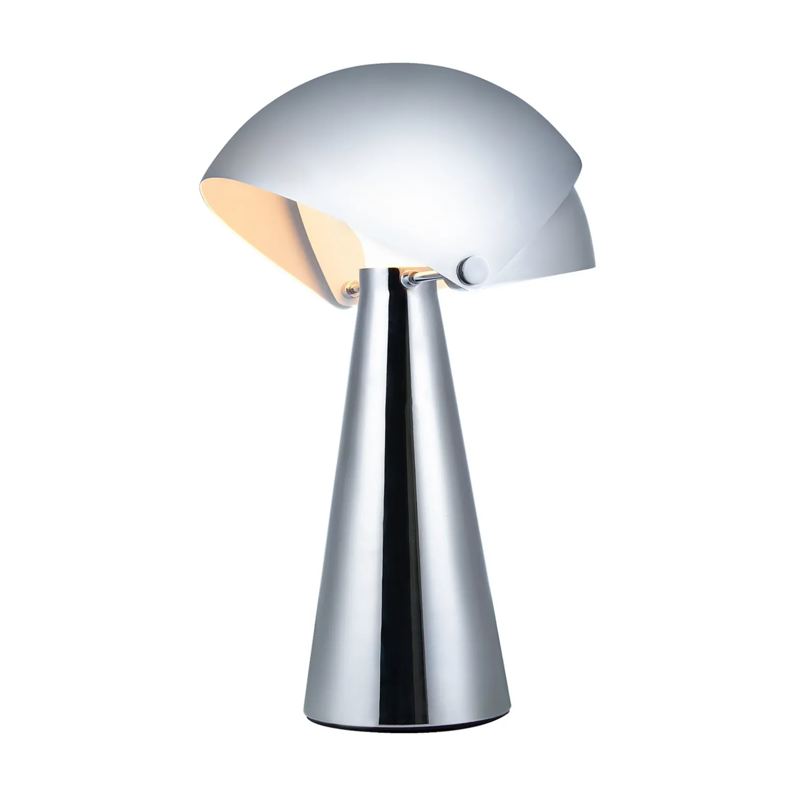 Lámpara de mesa Align pantalla orientable cromo