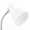 Lámpara de mesa Allison, blanca, altura 33,5 cm, metal