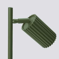 Lámpara de mesa ALORA, altura 43 cm, verde oliva, metal, GU10