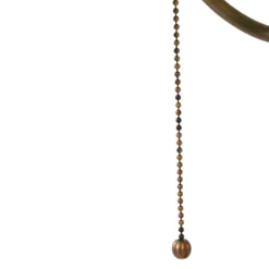 Lámpara de mesa Ancilla vidrio, bronce/verde