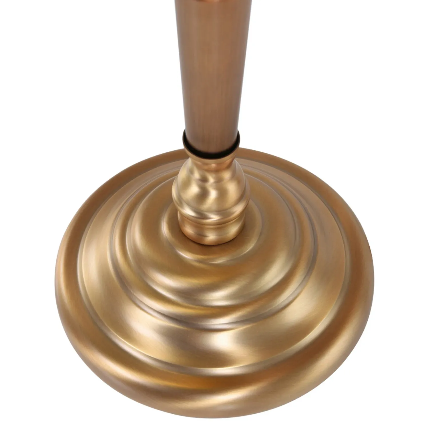 Lámpara de mesa Ancilla vidrio, bronce/verde