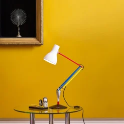 lámpara de mesa Anglepoise Type 75 Mini, blanca, 70 cm