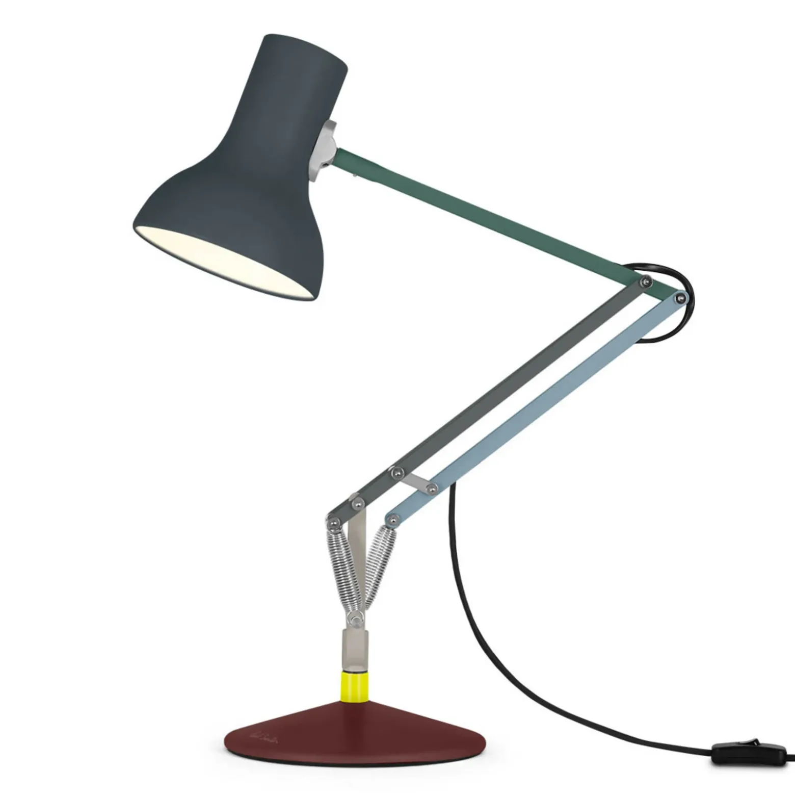 Lámpara de mesa Anglepoise Type 75 Mini, negra, 70 cm