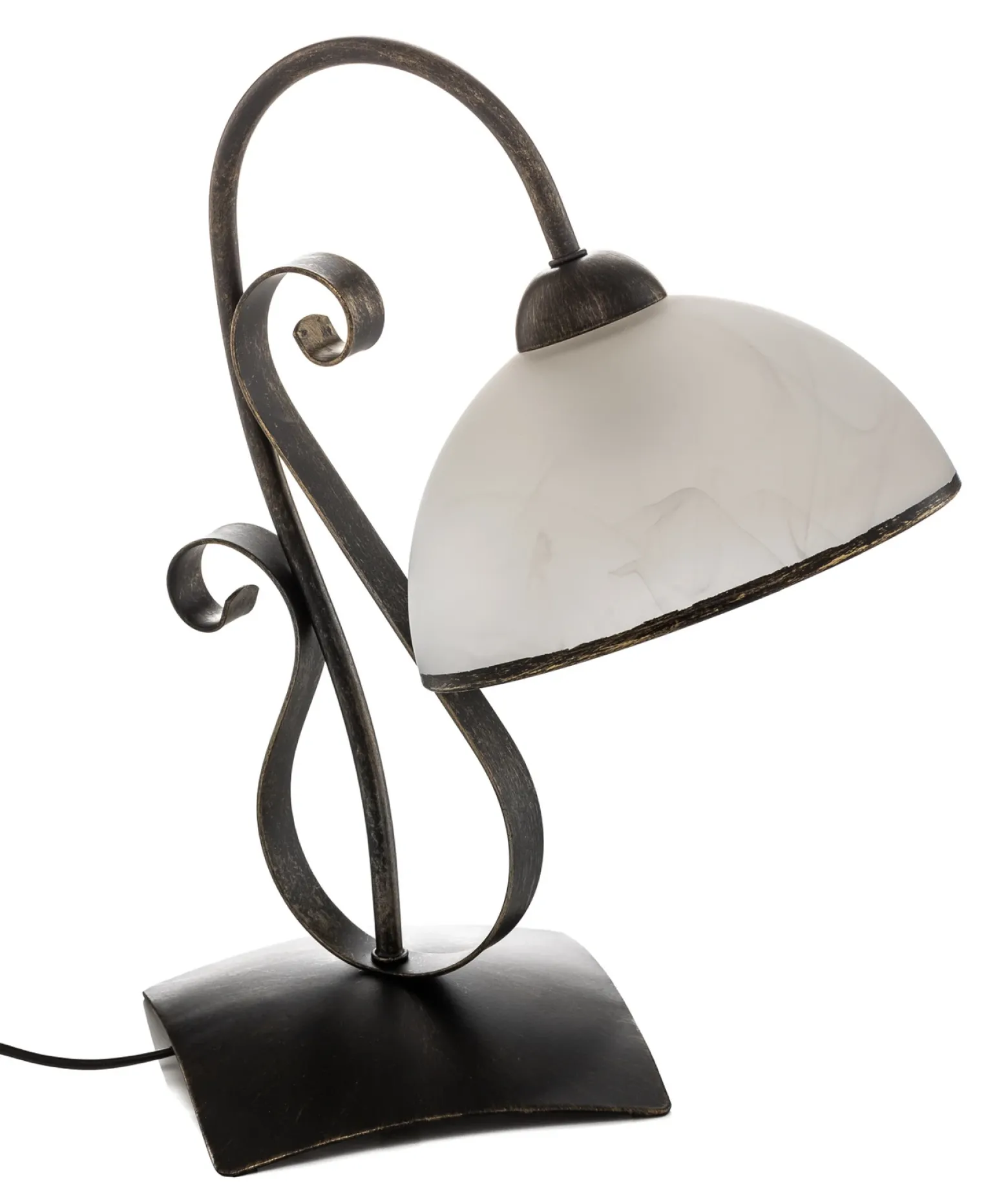Lámpara de mesa Antica de estilo rústico, 1 luz