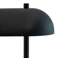 Lámpara de mesa Arch de Dyberg Larsen, negra, metal, altura 36 cm