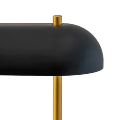 Lámpara de mesa Arch de Dyberg Larsen, negro/color latón, metal