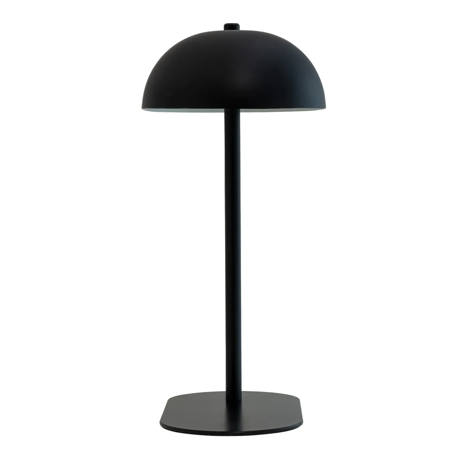 Lámpara de mesa Arch de Dyberg Larsen, negra, metal, altura 36 cm