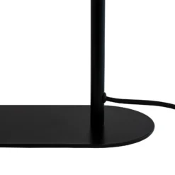 Lámpara de mesa Arch de Dyberg Larsen, negra, metal, altura 36 cm