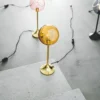 Lámpara de mesa Ballroom, rosa, vidrio soplado, atenuable