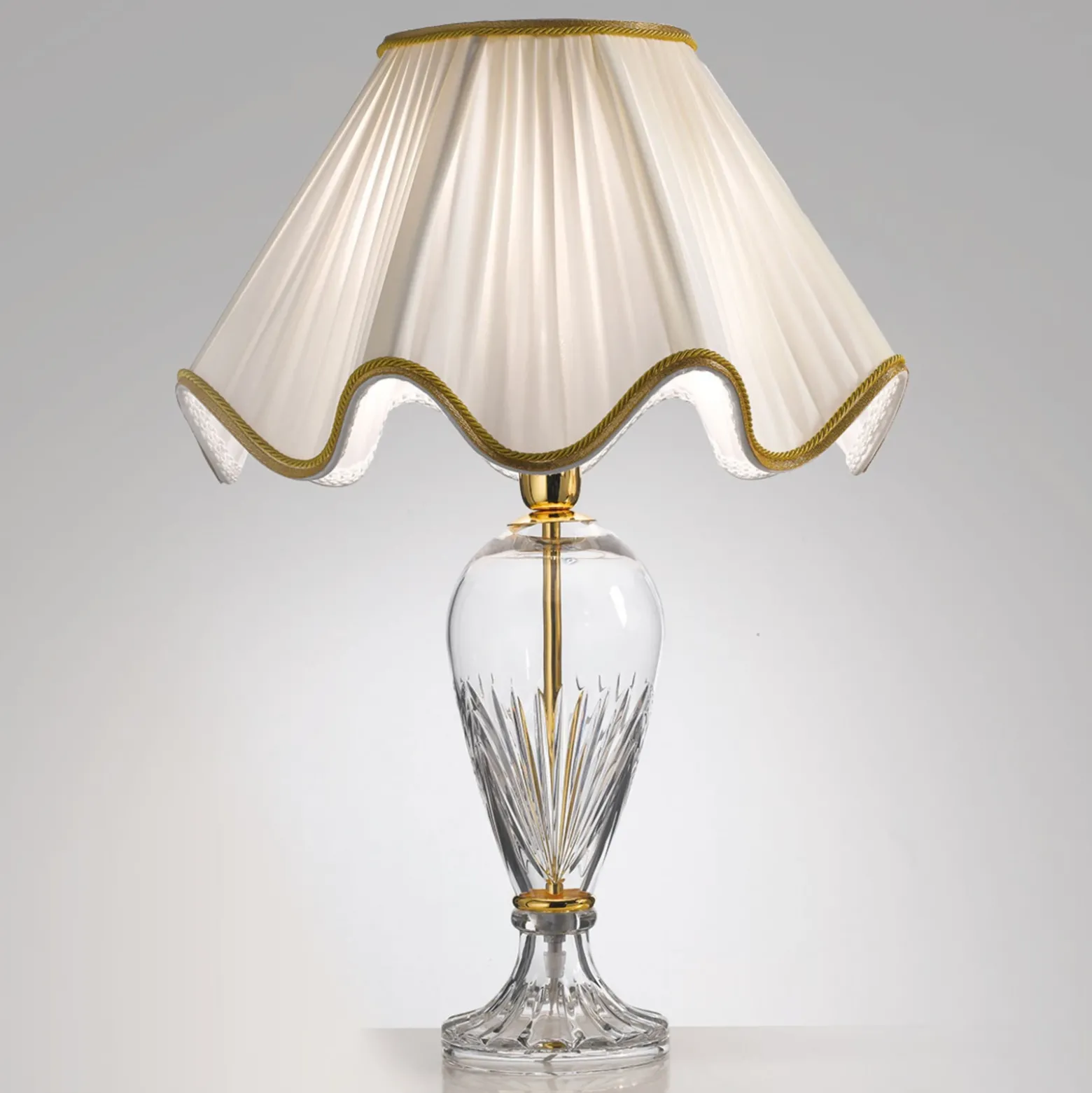 Lámpara de mesa Belle Epoque, 50 cm dorado