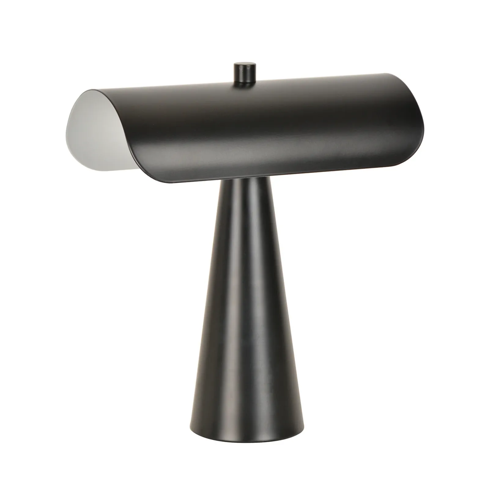 Lámpara de mesa Billie, negro mate, 30 cm, metal