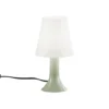 Lámpara de mesa BINGO Lumetto, verde/blanco, altura 24,5 cm