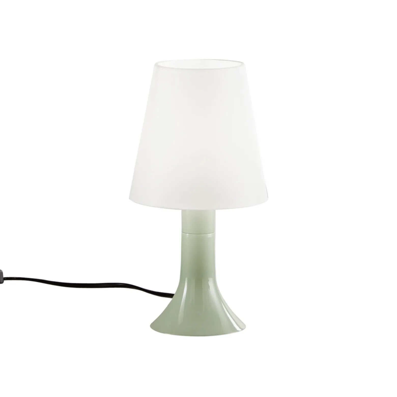 Lámpara de mesa BINGO Lumetto, verde/blanco, altura 24,5 cm