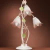 Lámpara de mesa Botton estilo florentino, 3 luces