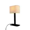 Lámpara de mesa Calix de Dyberg Larsen, blanco natural, altura 39 cm