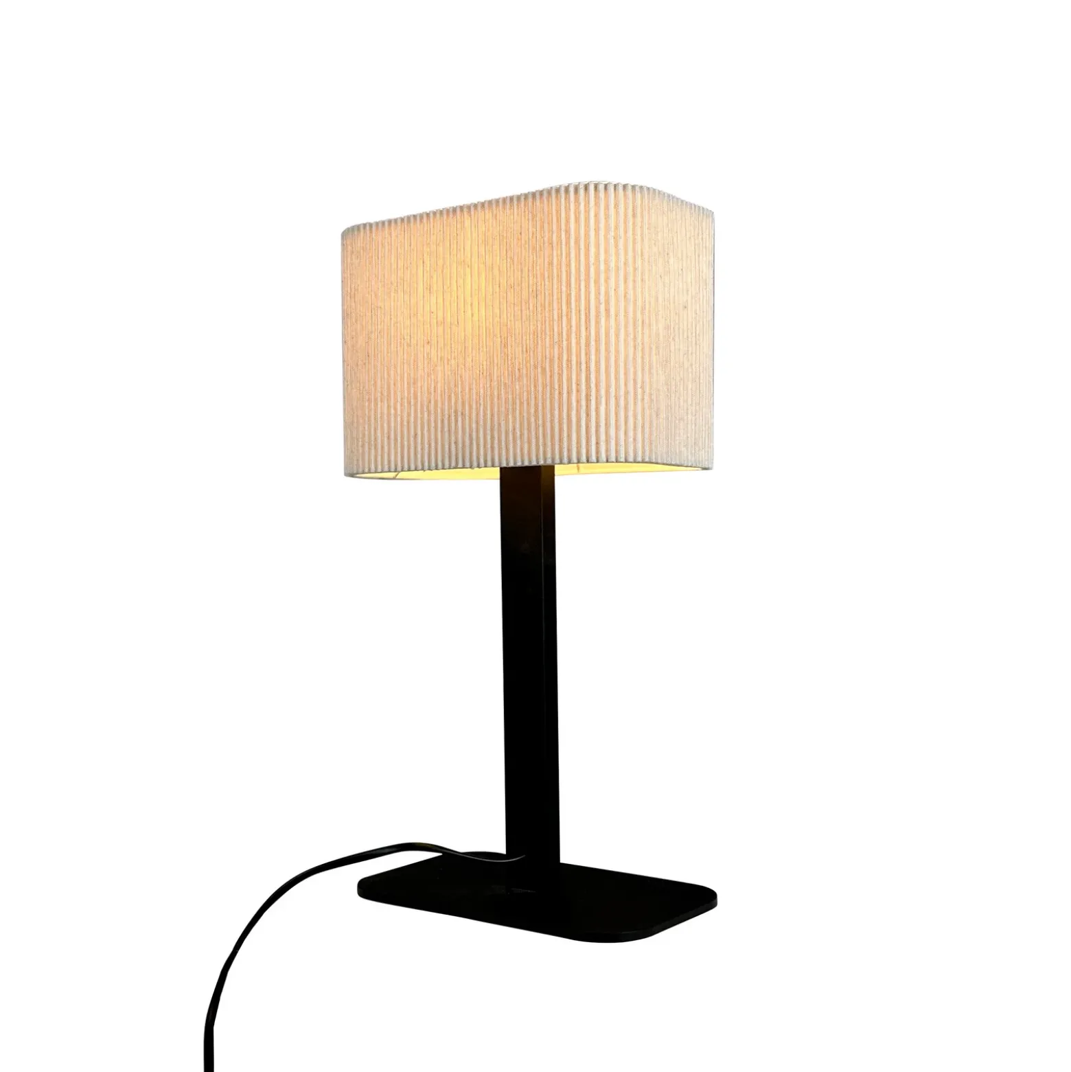 Lámpara de mesa Calix de Dyberg Larsen, blanco natural, altura 39 cm