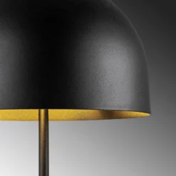 Lámpara de mesa Can NT-135, negro, metal, altura 58 cm