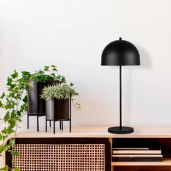 Lámpara de mesa Can NT-135, negro, metal, altura 58 cm