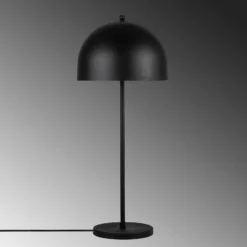 Lámpara de mesa Can NT-135, negro, metal, altura 58 cm