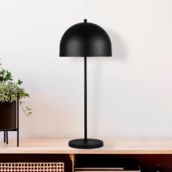 Lámpara de mesa Can NT-135, negro, metal, altura 58 cm