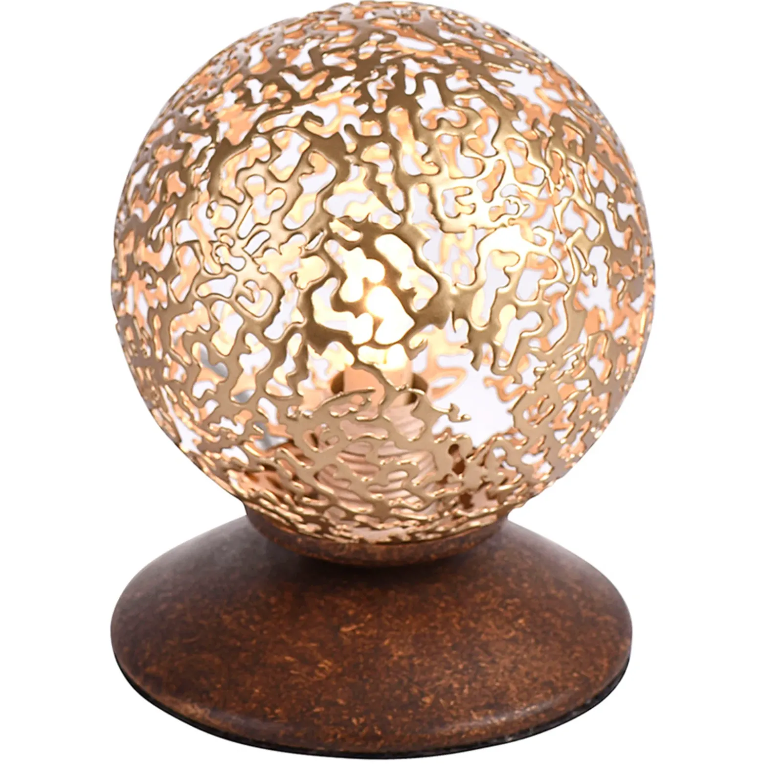 Lámpara de mesa con pantalla esférica, 10 cm Ø