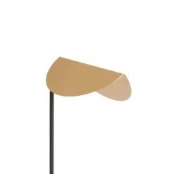 Lámpara de mesa Corner, negro/dorado, altura 57 cm, E14