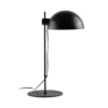 Lámpara de mesa Dominica, negro mate, acero, altura 53 cm