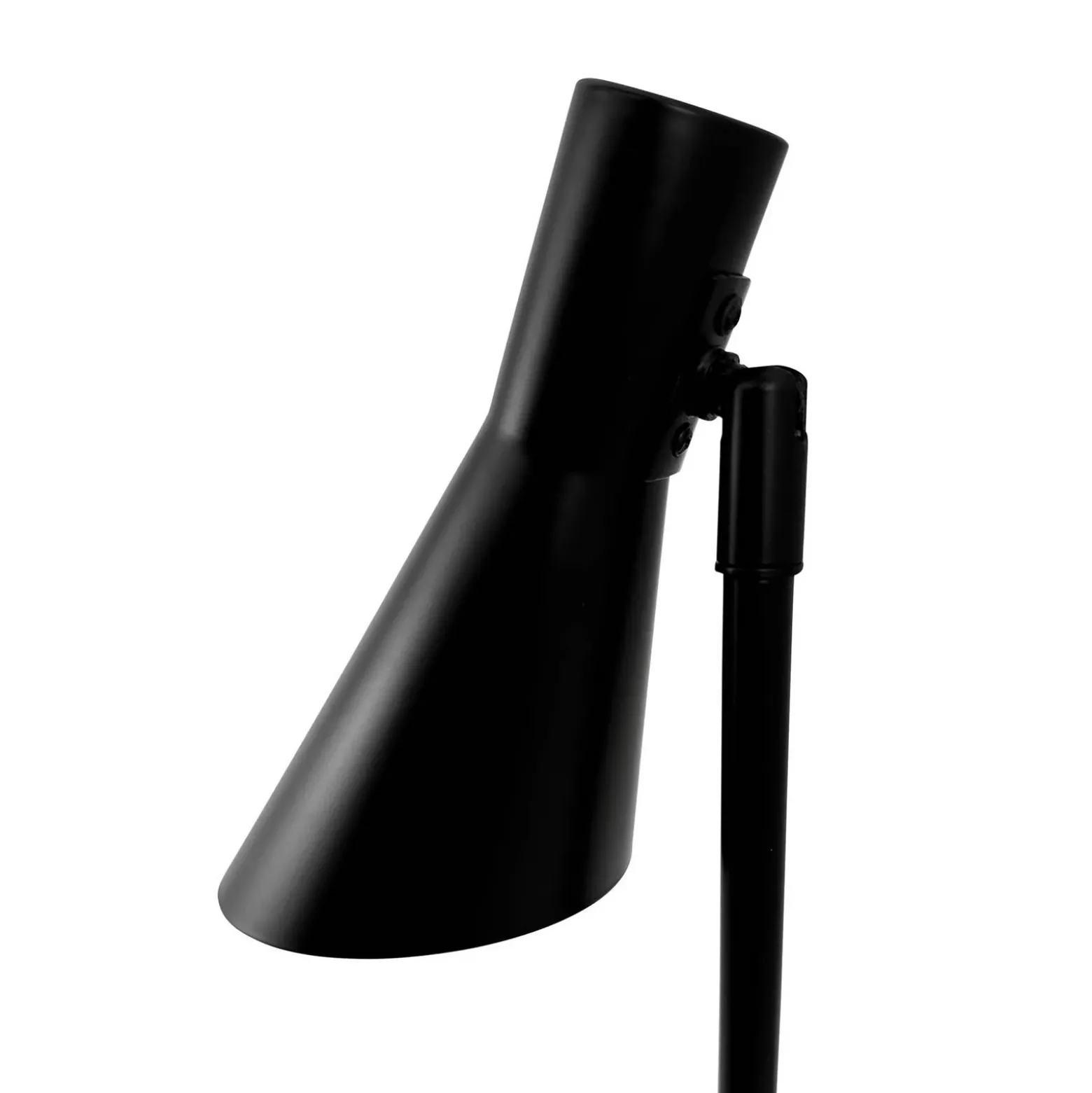 Lámpara de mesa Dyberg Larsen DL12, negra, altura 39,5 cm, metal