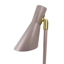 Lámpara de mesa Dyberg Larsen DL12, beige, altura 39,5 cm, metal