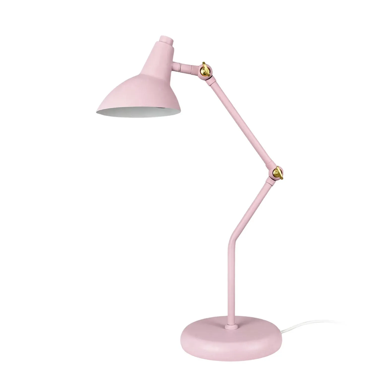 Lámpara de mesa Dyberg Larsen Vela, rosa, altura 45 cm