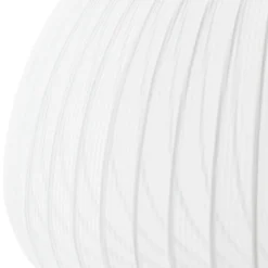 Lámpara de mesa Eloise de Lucande, 42 cm, blanca, tejido/hormigón, E27