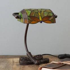Lámpara de mesa famosa DRAGONFLY, hecha a mano