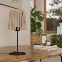 Lámpara de mesa Fattoria con pantalla doble