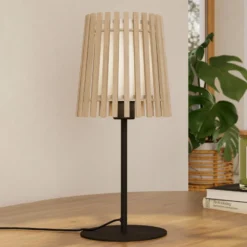Lámpara de mesa Fattoria con pantalla doble