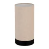 Lámpara de mesa Feniglia con lino natural
