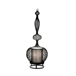 Lámpara de mesa Forestier Impératrice, negra