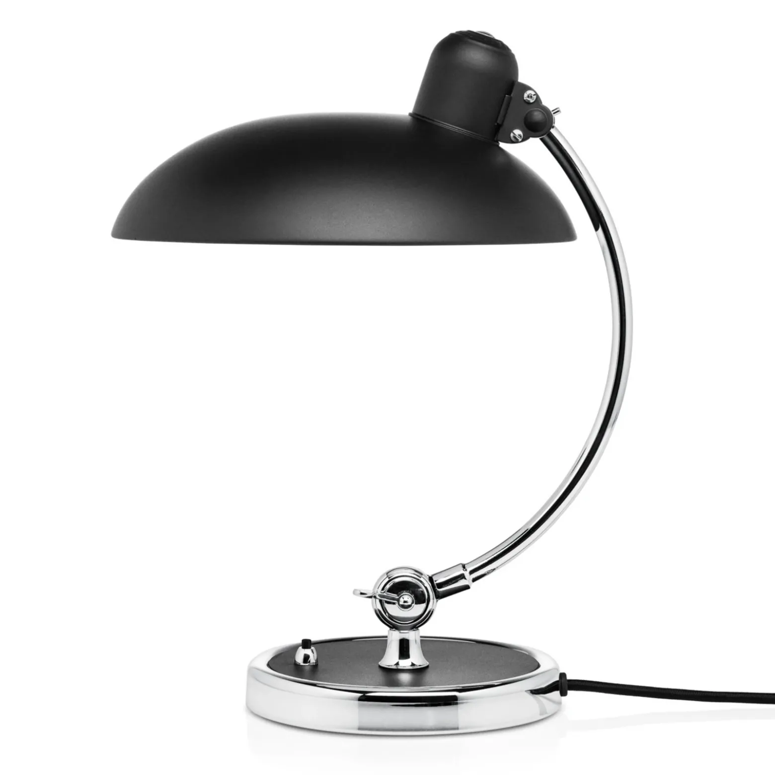 Lámpara de mesa FRITZ HANSEN Kaiser Idell Luxus, negro/cromo