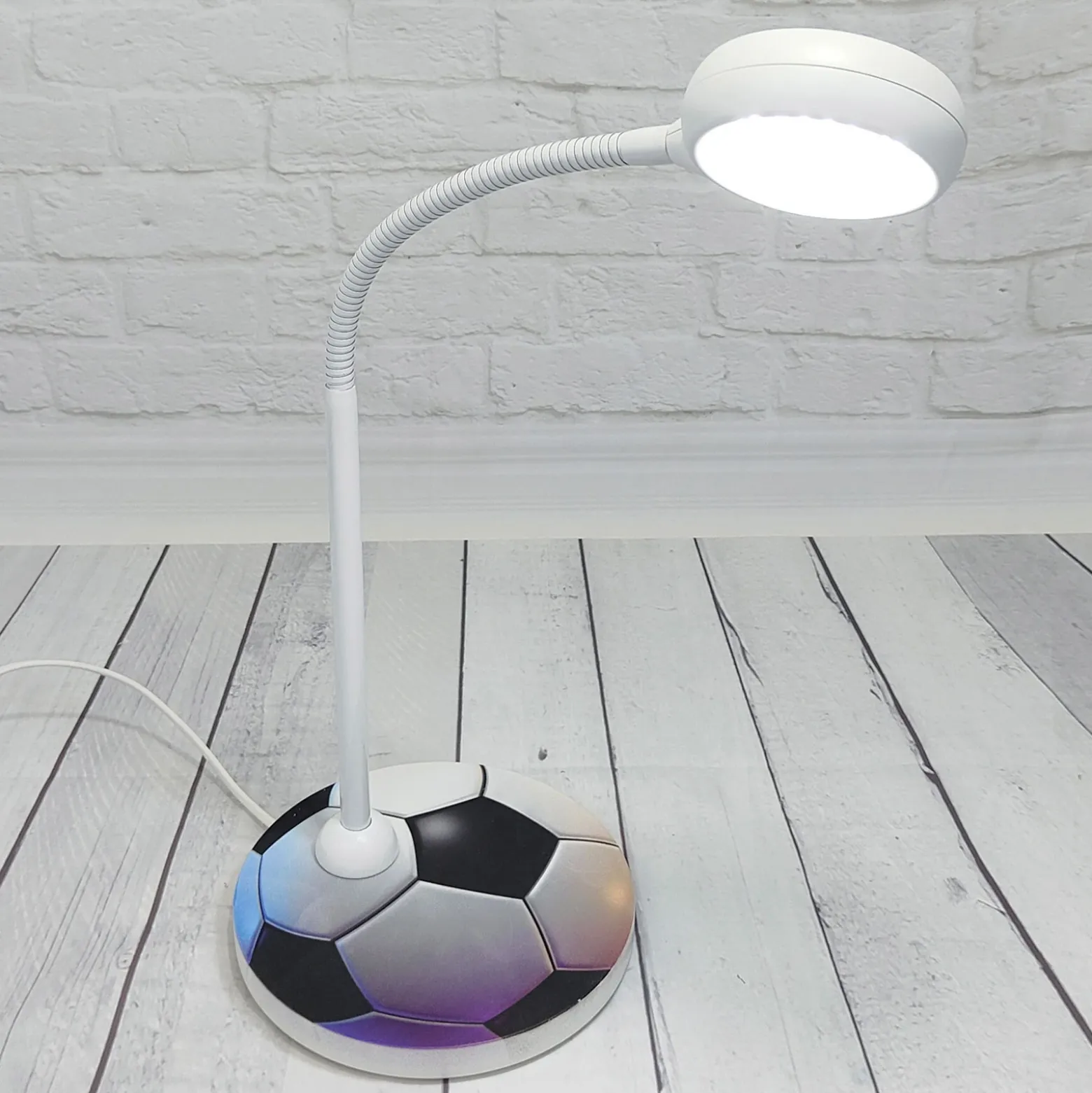 Lámpara de mesa Fútbol con brazo flexible