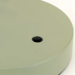 Lámpara de mesa Gili, verde claro, acero, altura 35 cm, E27