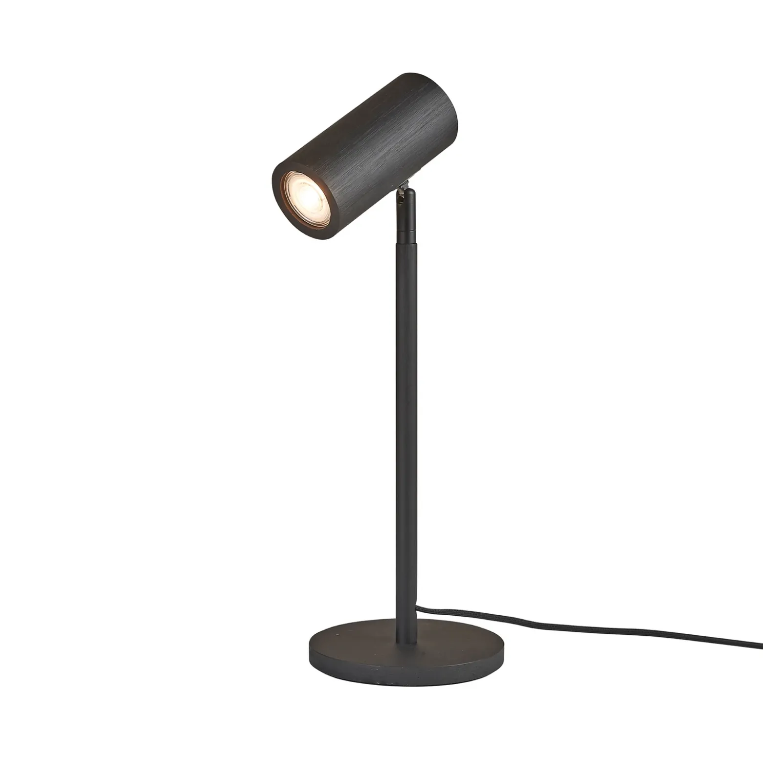 Lámpara de mesa GOOD & MOJO Java, negra, de bambú, 47 cm, GU10