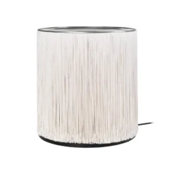 Lámpara de mesa Gubi modelo 597, aluminio, color crema, altura 45 cm