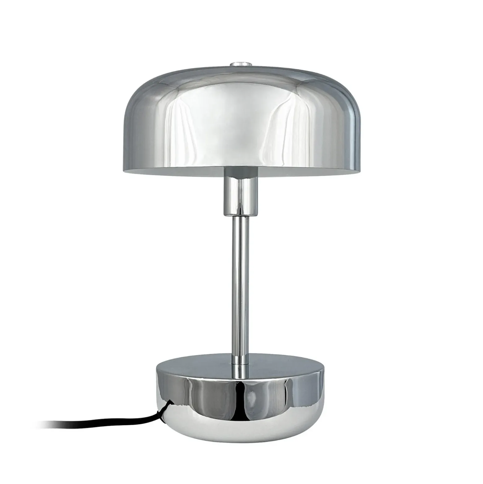 Lámpara de mesa Haipot de Dyberg Larsen, IP20, cromada