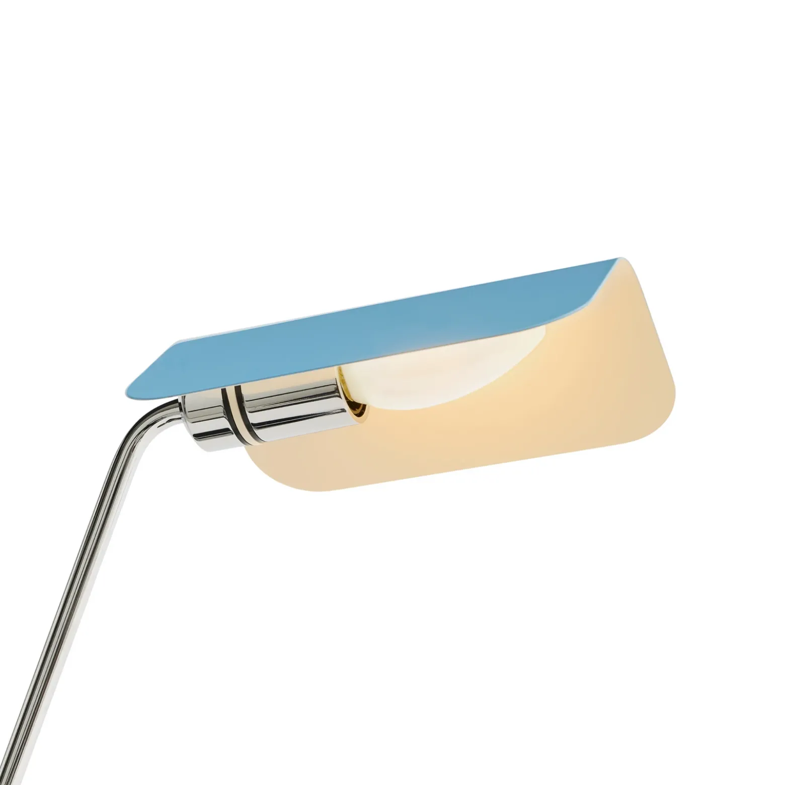 Lámpara de mesa Hay Apex, azul pastel, 38 cm, E14, acero