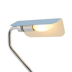 Lámpara de mesa Hay Apex, azul pastel, altura 38 cm, casquillo E14, acero