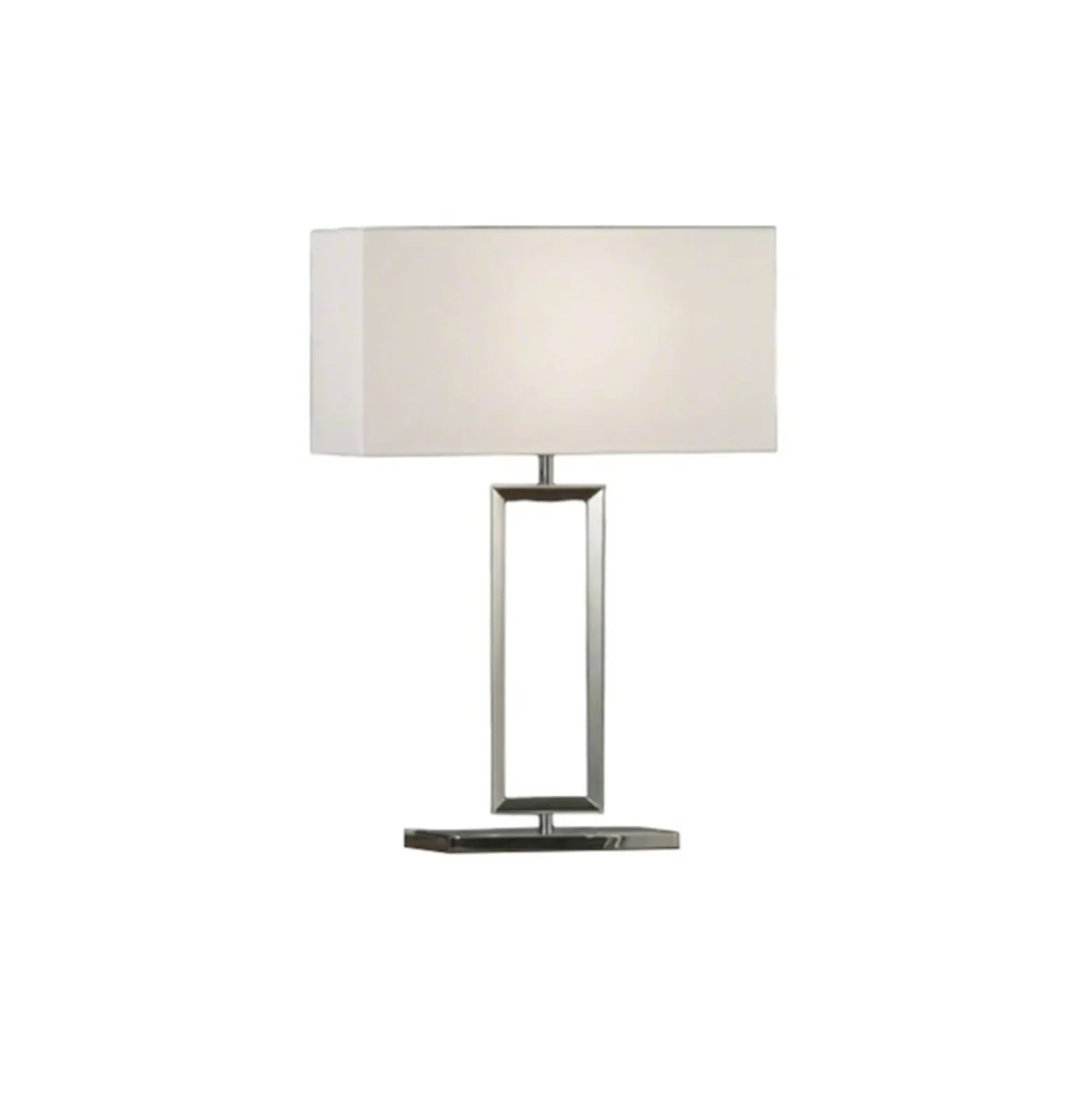 Lámpara de mesa Helestra Enna 2, 30 cm de altura, E14, blanca, textil