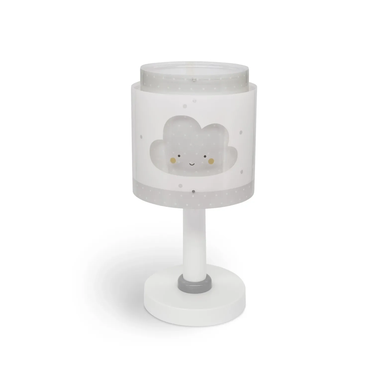 Lámpara de mesa infantil Baby Dreams, gris, G4, Ø 15 cm