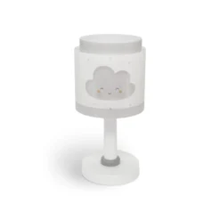 Lámpara de mesa infantil Baby Dreams, gris, G4, Ø 15 cm